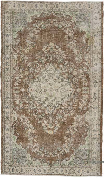 Vintage Turkish Hand-Knotted Rug - 5' 1" x 8' 6" (61" x 102")
