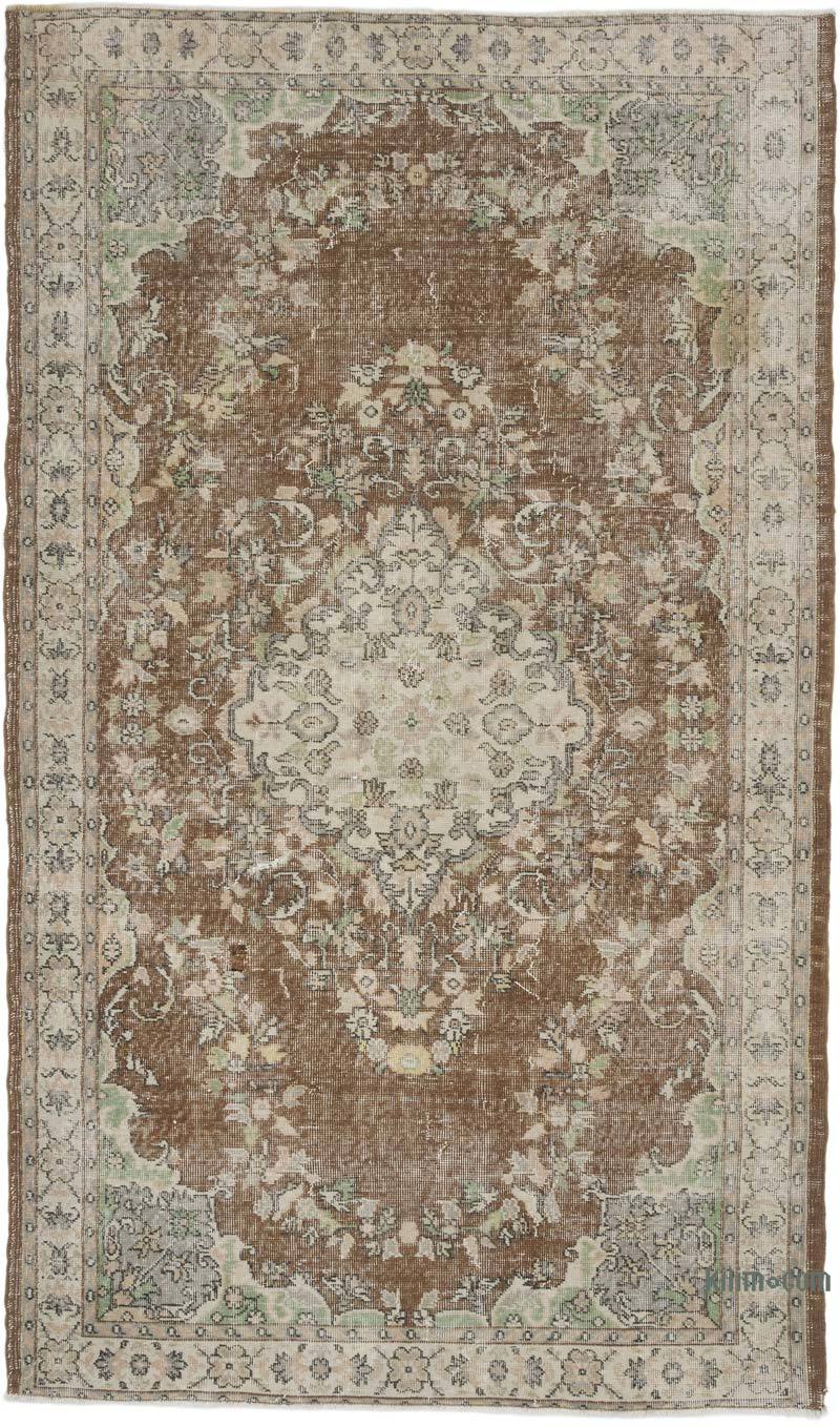 Vintage Turkish Hand-Knotted Rug - 5' 1" x 8' 6" (61" x 102") - K0066112