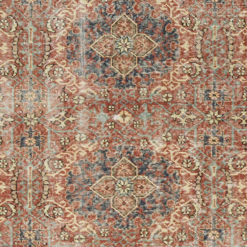 Vintage Turkish Hand-Knotted Rug - 4' 11" x 8'  (59" x 96") - K0066130