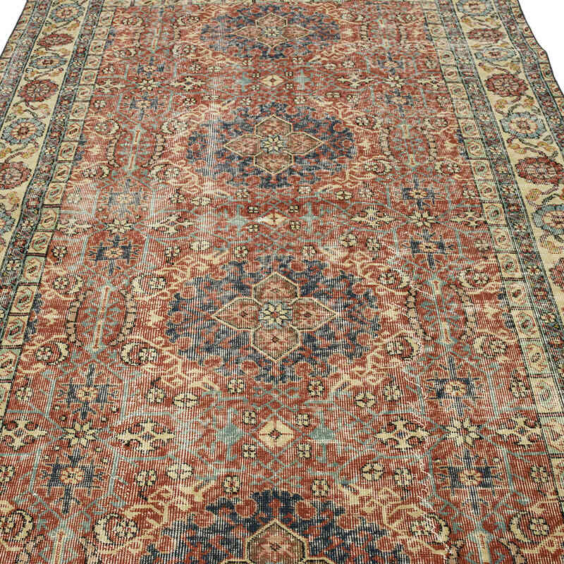 Vintage Turkish Hand-Knotted Rug - 4' 11" x 8'  (59" x 96") - K0066130