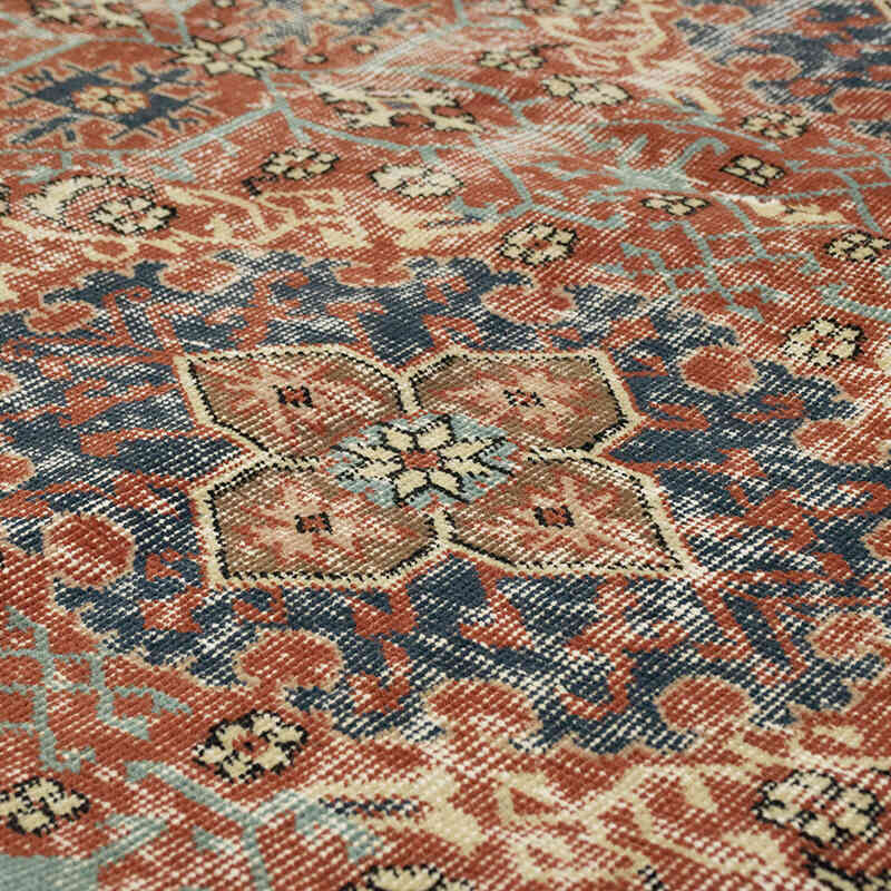 Vintage Turkish Hand-Knotted Rug - 4' 11" x 8'  (59" x 96") - K0066130