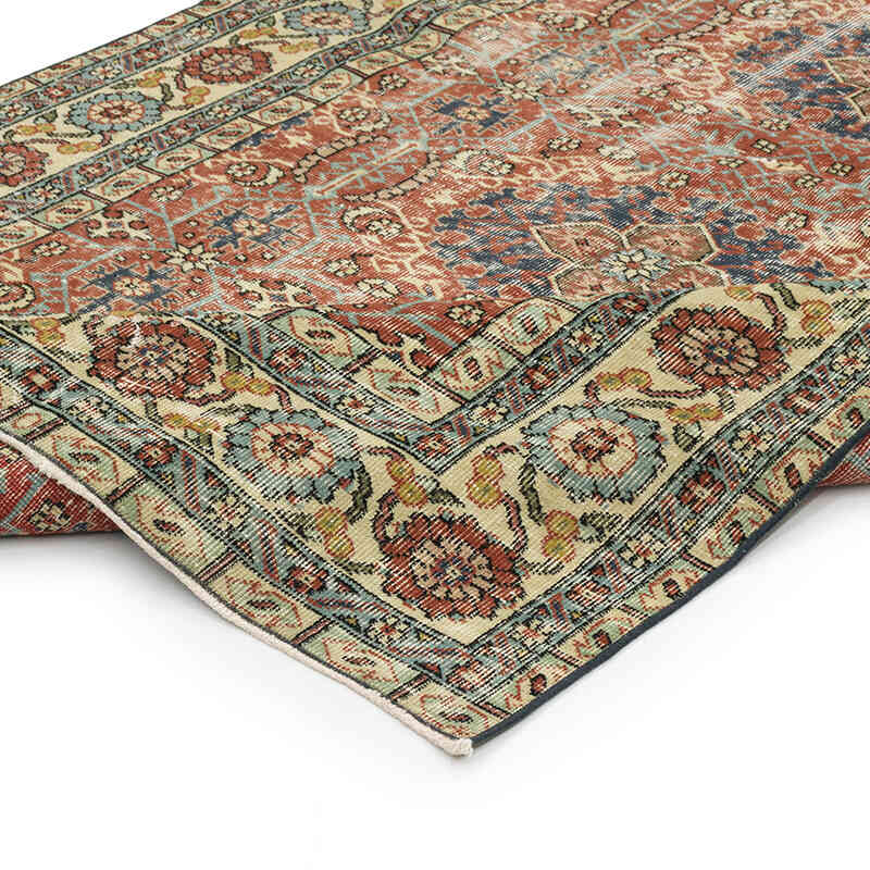Vintage Turkish Hand-Knotted Rug - 4' 11" x 8'  (59" x 96") - K0066130