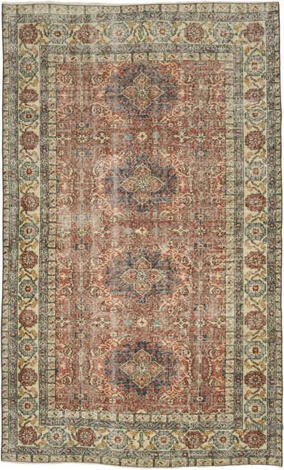 Vintage Turkish Hand-Knotted Rug - 4' 11" x 8'  (59" x 96")