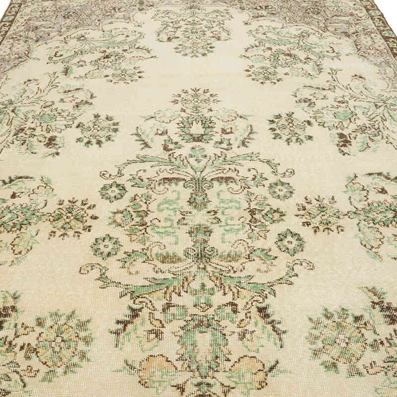 Alfombra Vintage Turca Anudada a Mano - 200 cm x 317 cm - K0066137
