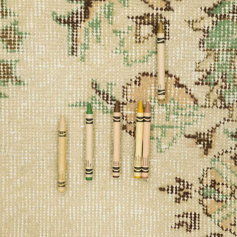 Alfombra Vintage Turca Anudada a Mano - 200 cm x 317 cm - K0066137