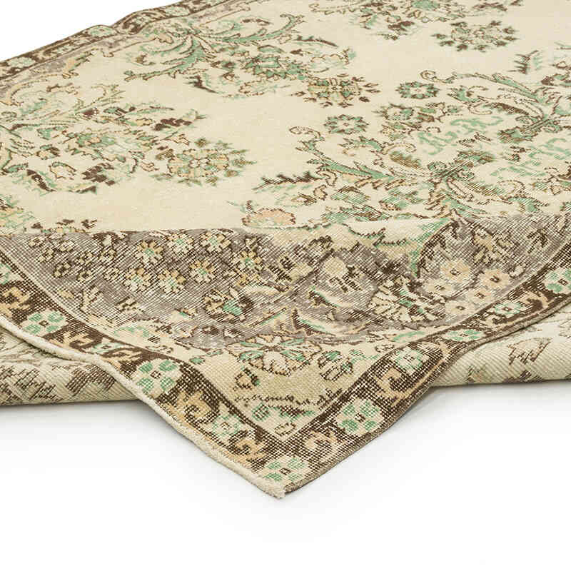 Alfombra Vintage Turca Anudada a Mano - 200 cm x 317 cm - K0066137