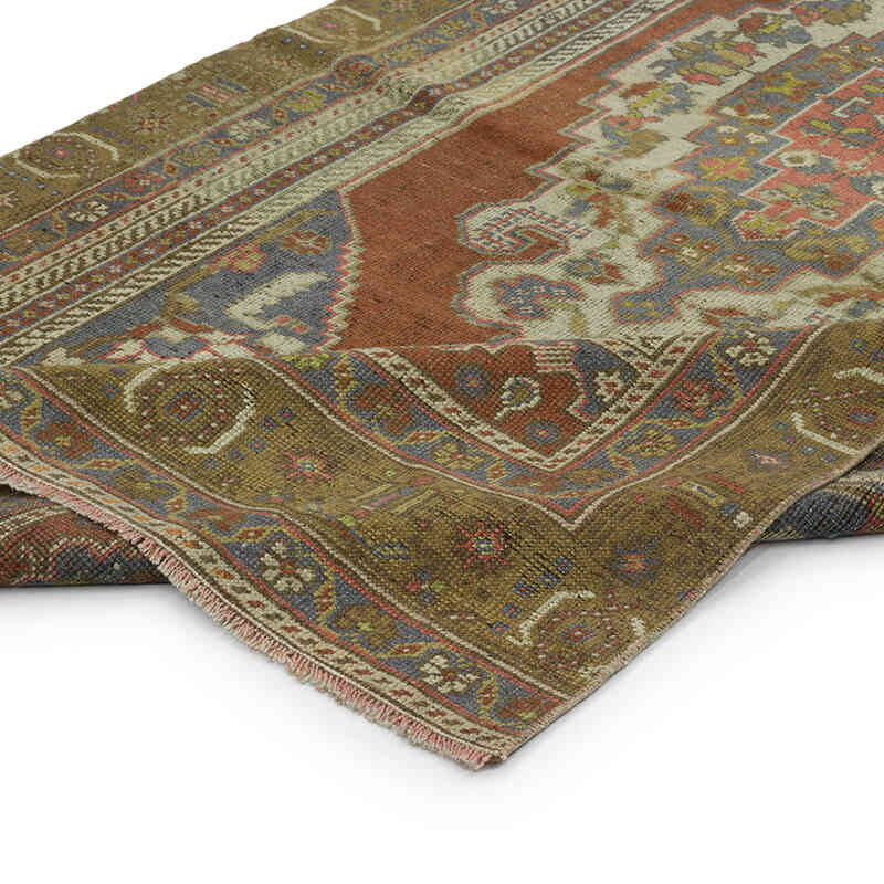 El Dokuma Vintage Halı - 127 cm x 220 cm - K0066141