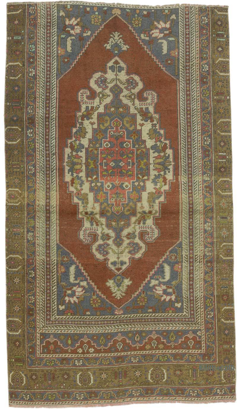 El Dokuma Vintage Halı - 127 cm x 220 cm - K0066141