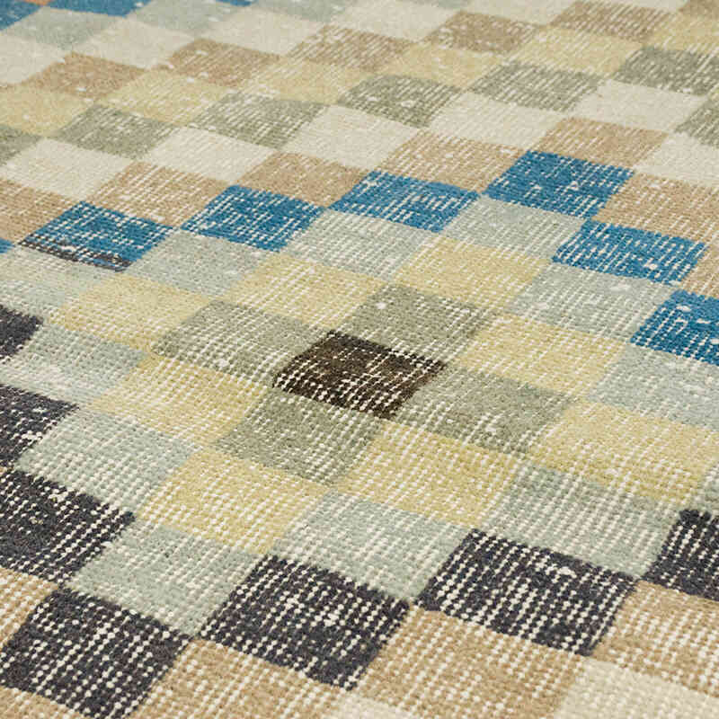 Alfombra Vintage Turca Anudada a Mano - 119 cm x 225 cm - K0066147