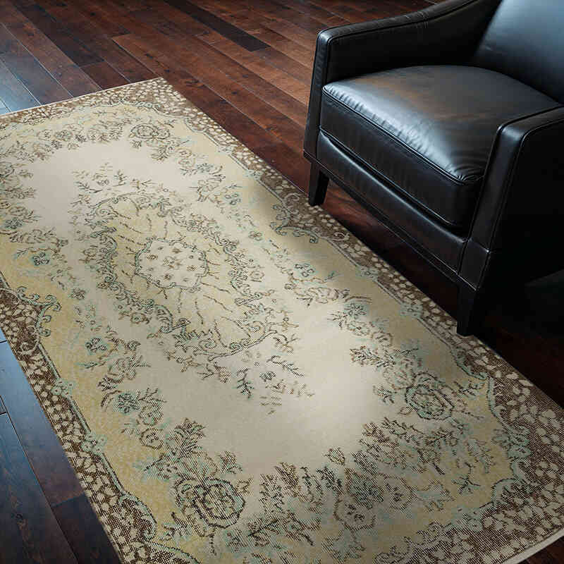 El Dokuma Vintage Hali - 115 cm x 218 cm - K0066159