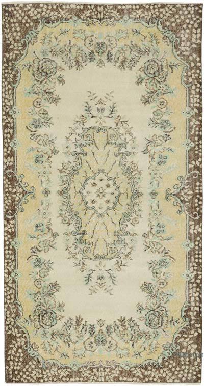 Vintage Turkish Hand-Knotted Rug - 3' 9" x 7' 2" (45" x 86")