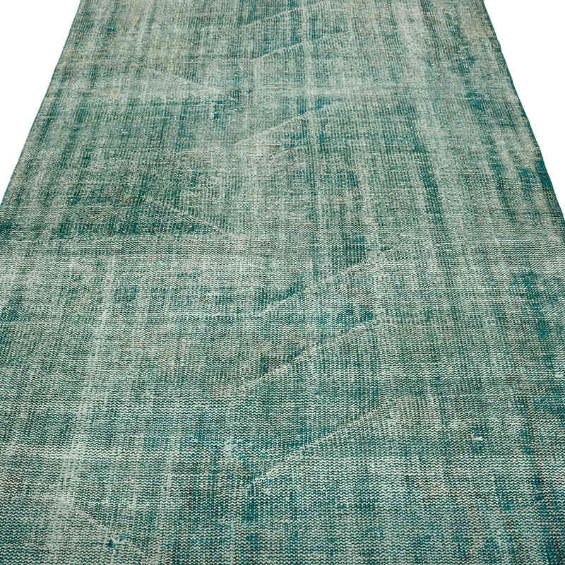 Over-dyed Vintage Hand-Knotted Turkish Rug - 4' 2" x 8' 8" (50" x 104") - K0066160