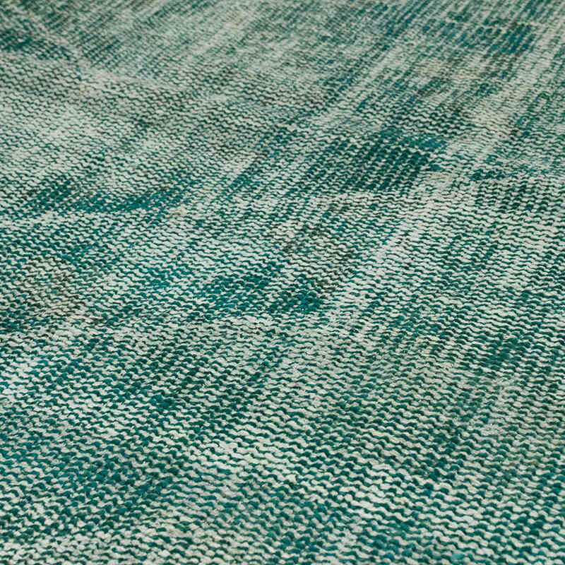 Over-dyed Vintage Hand-Knotted Turkish Rug - 4' 2" x 8' 8" (50" x 104") - K0066160