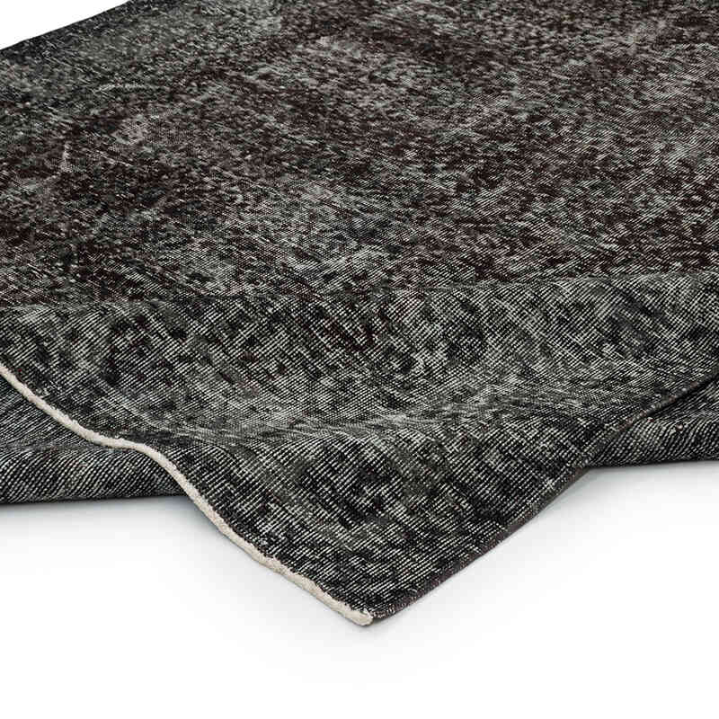 Over-dyed Vintage Hand-Knotted Turkish Rug - 6' 1" x 9' 10" (73" x 118") - K0066165
