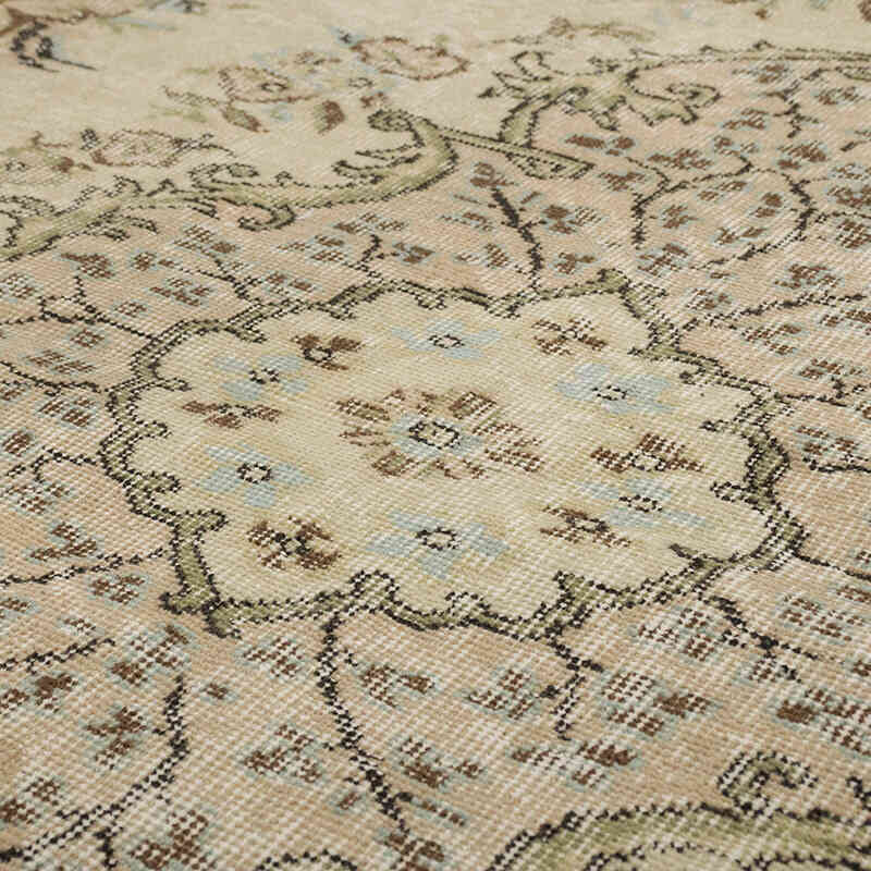 Alfombra Vintage Turca Anudada a Mano - 197 cm x 310 cm - K0066182