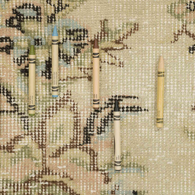 Alfombra Vintage Turca Anudada a Mano - 197 cm x 310 cm - K0066182