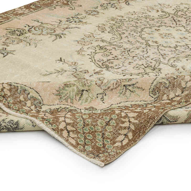 Alfombra Vintage Turca Anudada a Mano - 197 cm x 310 cm - K0066182