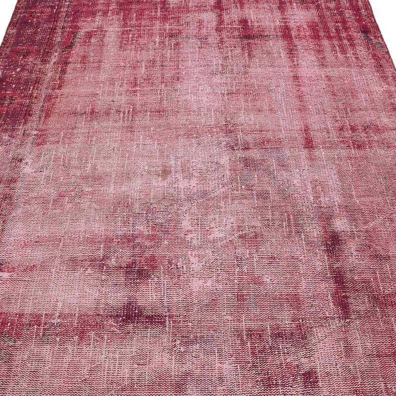 Over-dyed Vintage Hand-Knotted Turkish Rug - 4' 8" x 7' 9" (56" x 93") - K0066187