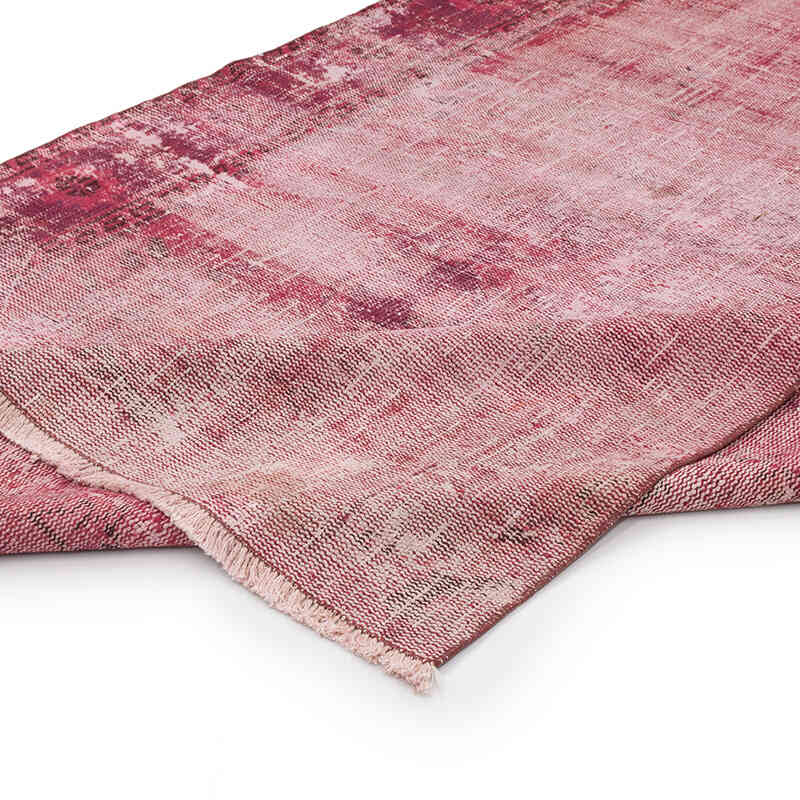 Over-dyed Vintage Hand-Knotted Turkish Rug - 4' 8" x 7' 9" (56" x 93") - K0066187