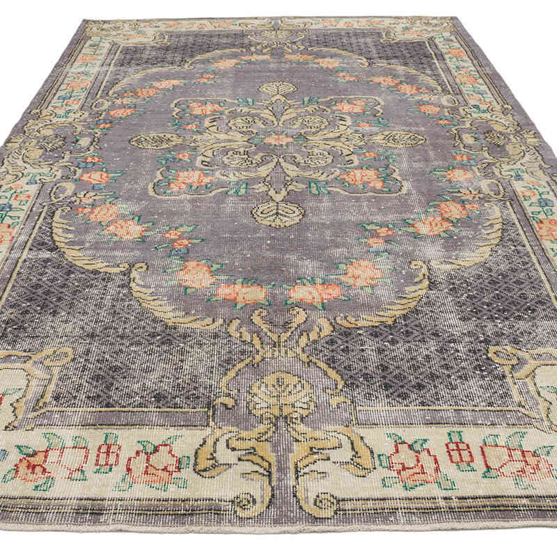 Alfombra Vintage Turca Anudada a Mano - 175 cm x 290 cm - K0066191