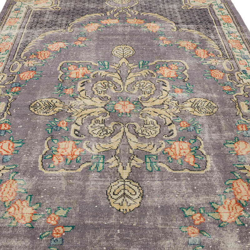 Alfombra Vintage Turca Anudada a Mano - 175 cm x 290 cm - K0066191