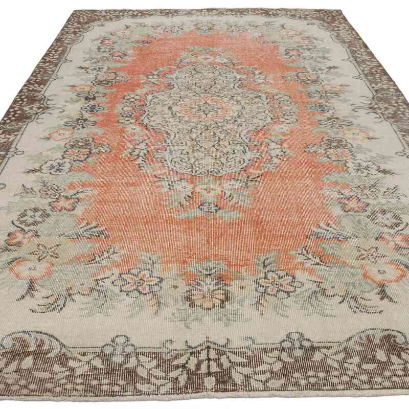 Alfombra Vintage Turca Anudada a Mano - 174 cm x 292 cm - K0066192