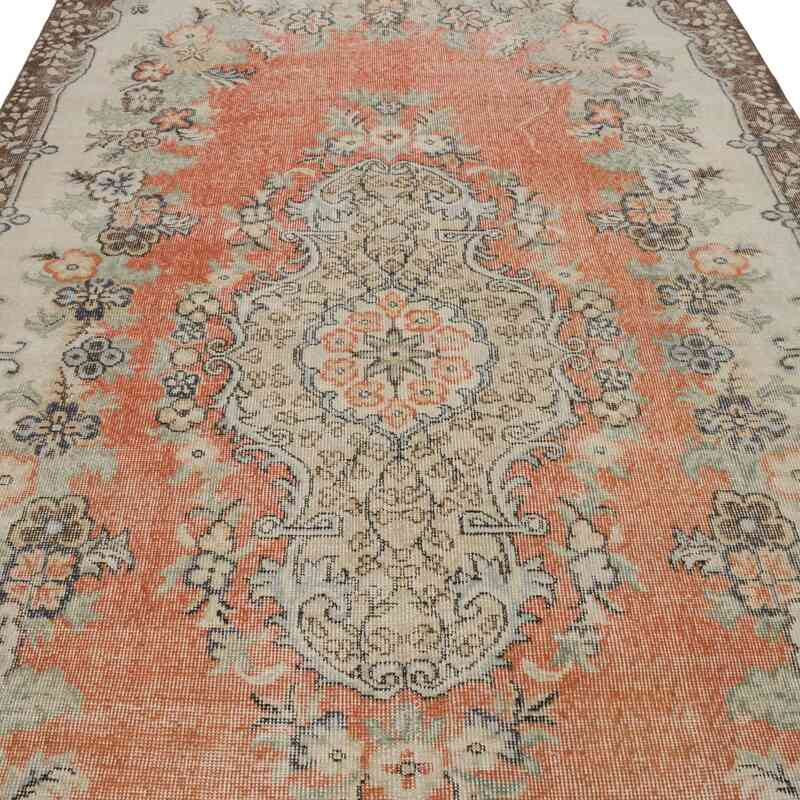 Alfombra Vintage Turca Anudada a Mano - 174 cm x 292 cm - K0066192