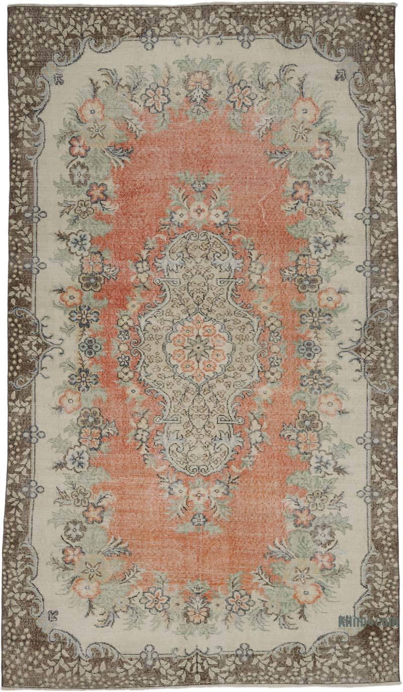 Alfombra Vintage Turca Anudada a Mano - 174 cm x 292 cm - K0066192