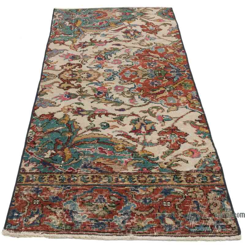 Alfombra Turca Vintage De Pasillo - 67 cm x 181 cm - K0066196