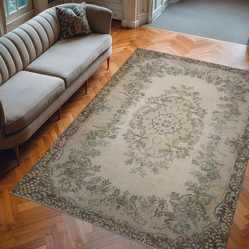 El Dokuma Vintage Hali - 196 cm x 284 cm - K0066203