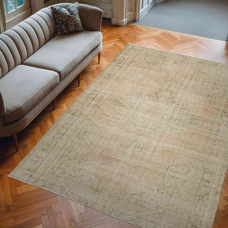 Vintage Turkish Hand-Knotted Rug - 6' 9" x 9' 7" (81" x 115") - K0066209