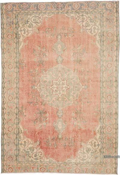 Vintage Turkish Hand-Knotted Rug - 6' 2" x 8' 9" (74" x 105")