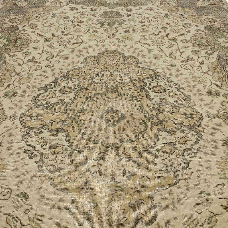 Alfombra Vintage Turca Anudada a Mano - 205 cm x 324 cm - K0066220