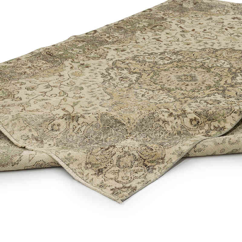 Alfombra Vintage Turca Anudada a Mano - 205 cm x 324 cm - K0066220
