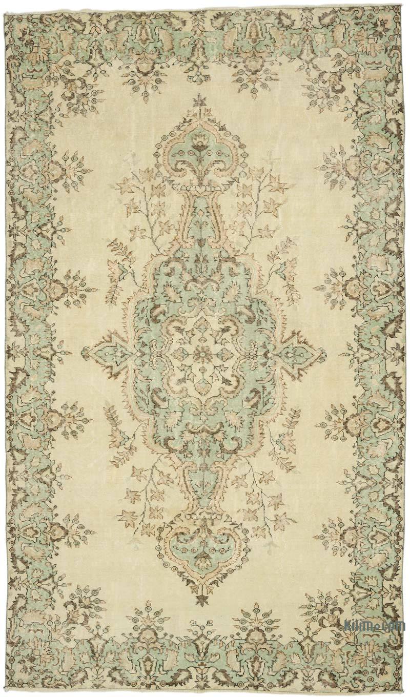 Vintage Turkish Hand-Knotted Rug - 5' 9" x 9' 10" (69" x 118") - K0066228