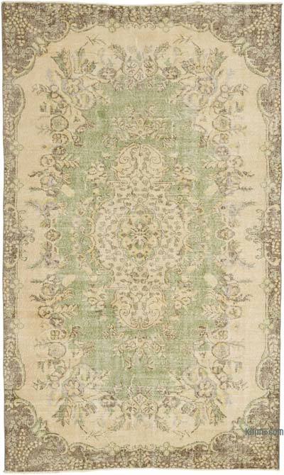 Vintage Turkish Hand-Knotted Rug - 5' 4" x 8' 10" (64" x 106")