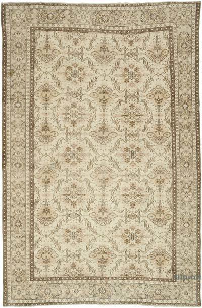 Vintage Turkish Hand-Knotted Rug - 6' 2" x 9' 5" (74" x 113")