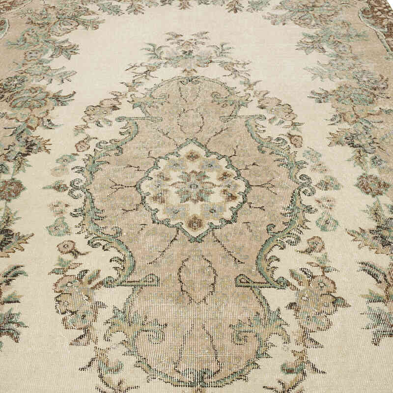 Alfombra Vintage Turca Anudada a Mano - 201 cm x 321 cm - K0066266