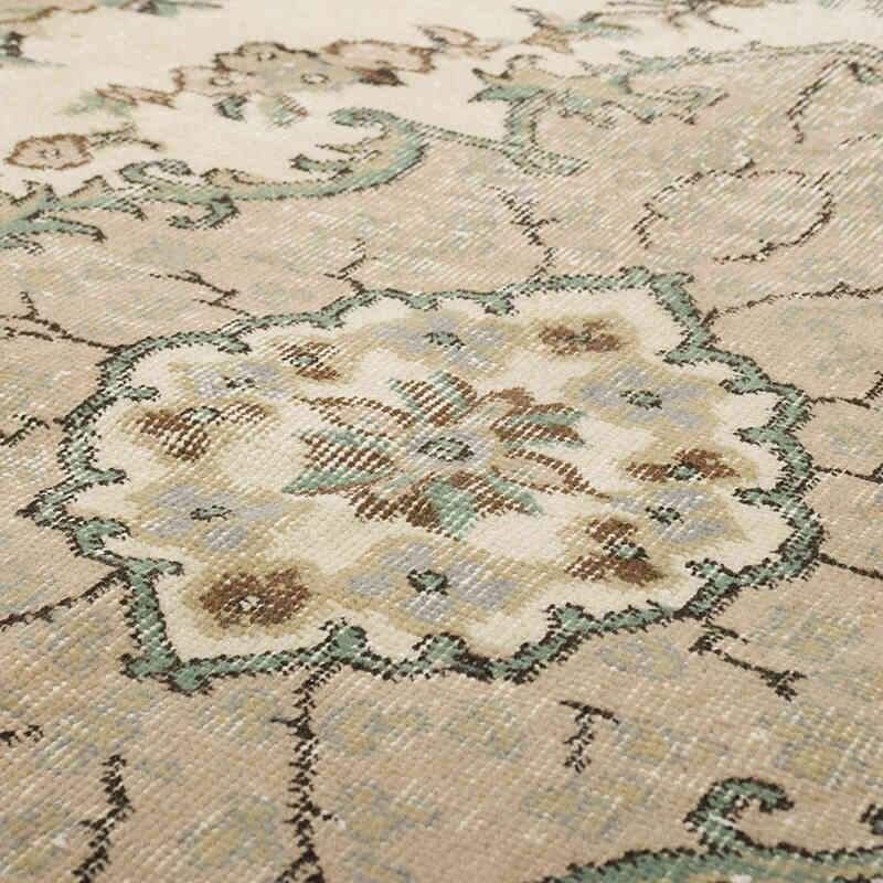 Alfombra Vintage Turca Anudada a Mano - 201 cm x 321 cm - K0066266