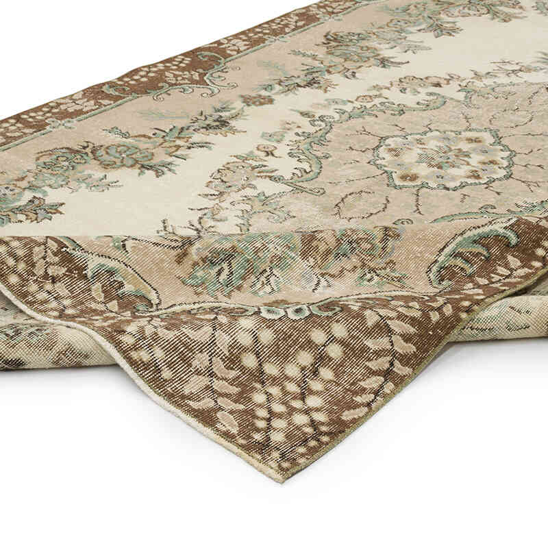 Alfombra Vintage Turca Anudada a Mano - 201 cm x 321 cm - K0066266