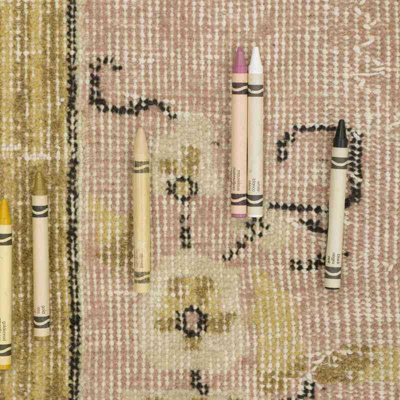 Alfombra Vintage Turca Anudada a Mano - 190 cm x 292 cm - K0066274