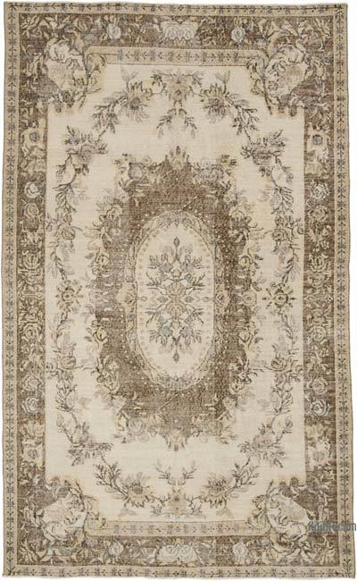 Vintage Turkish Hand-Knotted Rug - 6'  x 9' 8" (72" x 116")