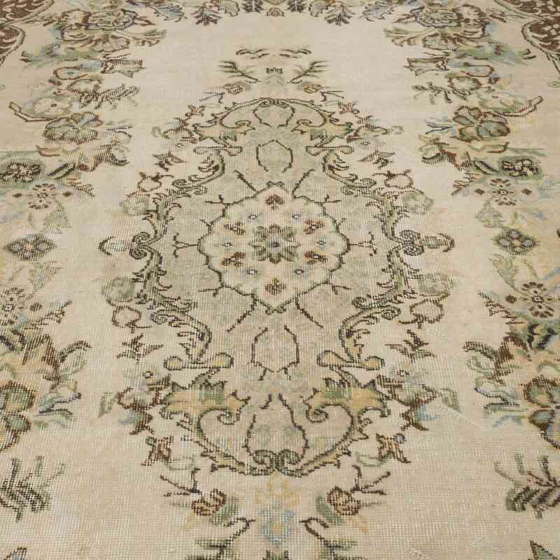 Vintage Turkish Hand-Knotted Rug - 5' 7" x 9' 7" (67" x 115") - K0066295