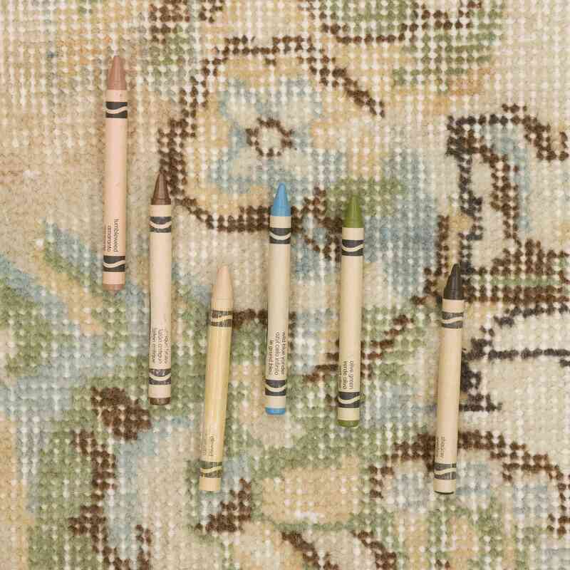 Vintage Turkish Hand-Knotted Rug - 5' 7" x 9' 7" (67" x 115") - K0066295