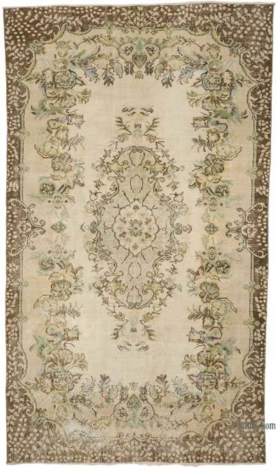 Alfombra Vintage Turca Anudada a Mano - 169 cm x 293 cm