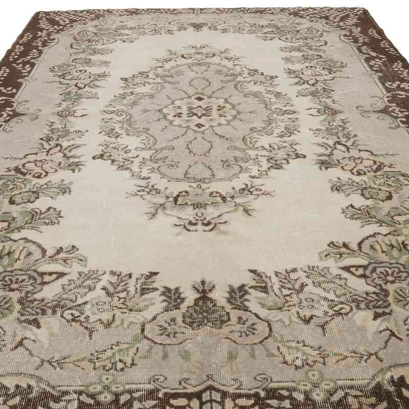 Alfombra Vintage Turca Anudada a Mano - 206 cm x 311 cm - K0066299
