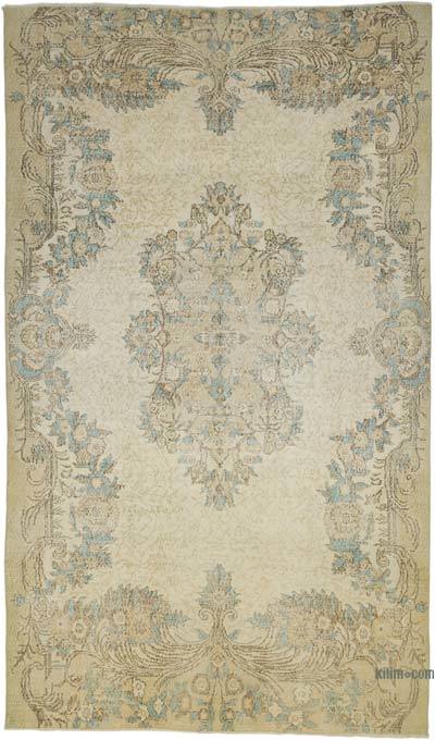 Vintage Turkish Hand-Knotted Rug - 6' 6" x 10' 11" (78" x 131")
