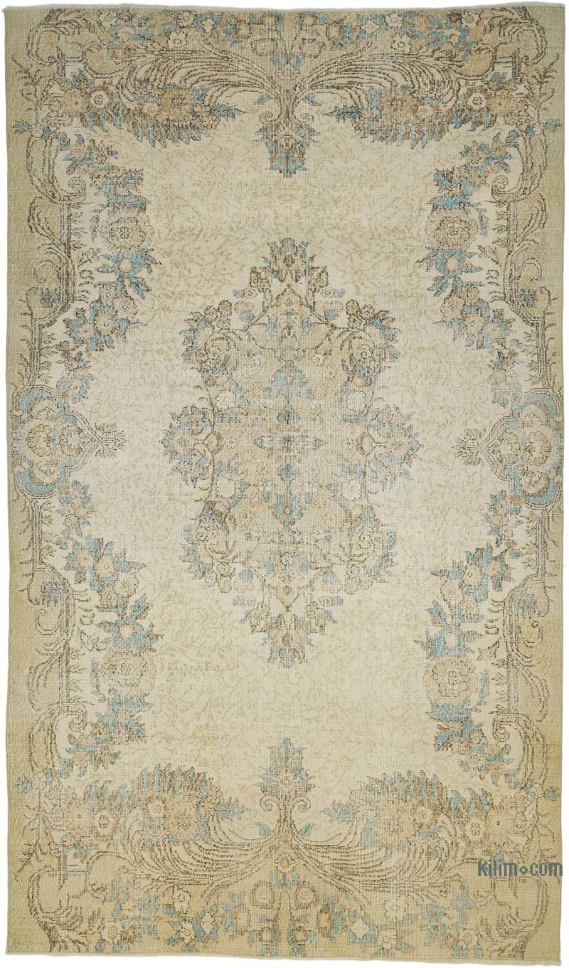 Vintage Turkish Hand-Knotted Rug - 6' 6" x 10' 11" (78" x 131") - K0066304