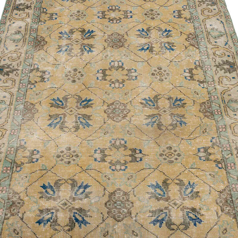 El Dokuma Vintage Halı - 115 cm x 215 cm - K0066324
