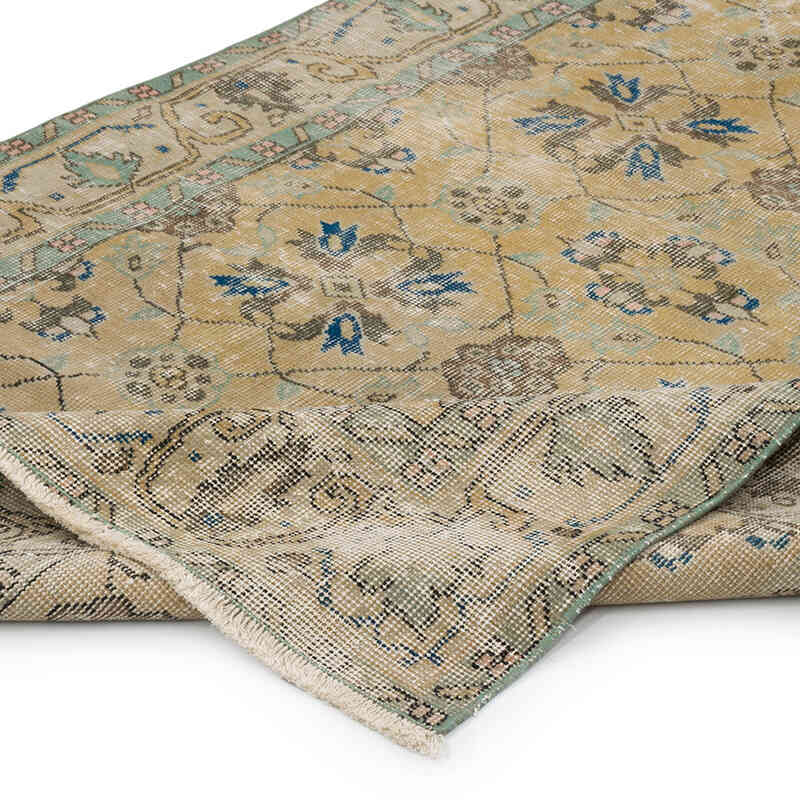 El Dokuma Vintage Halı - 115 cm x 215 cm - K0066324